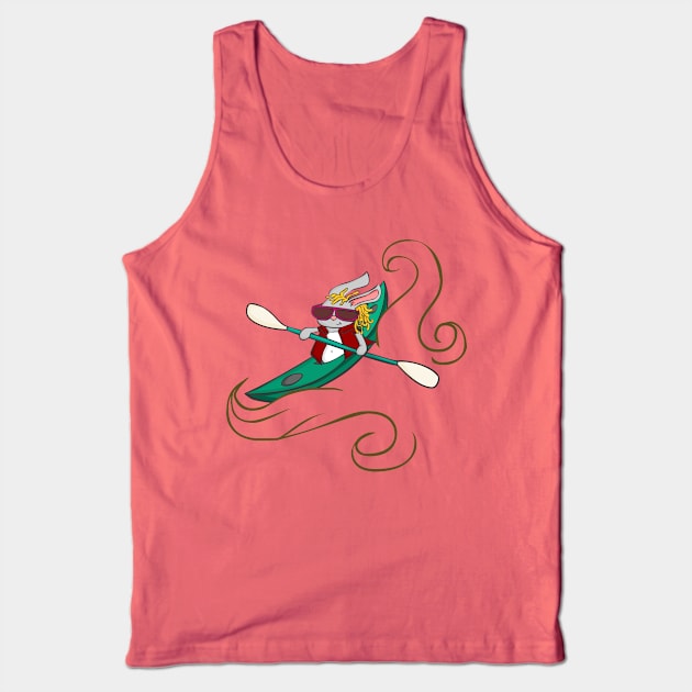 Bunny kayaking Tank Top by Namarqueza